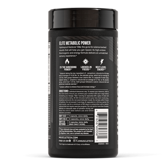 MuscleTech Hydroxycut Hardcore Elite 100 Capsules