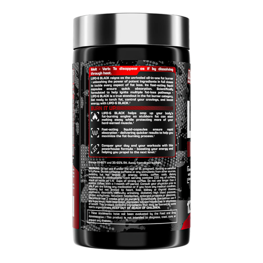 Nutrex Research Lipo 6 Black 120 capsules