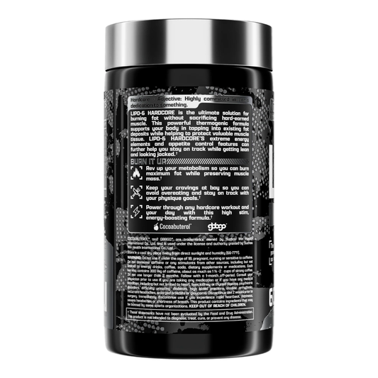 Nutrex Research Lipo-6 Hardcore, 60 Capsules